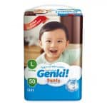 Genki Diaper Pants 50 Pcs – Size L (9-14 kgs) Mega Pack
