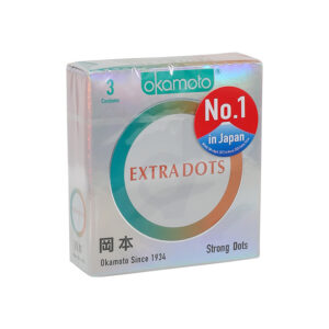 OKAMOTO CONDOM EXTRA DOTS (PACK OF 3)